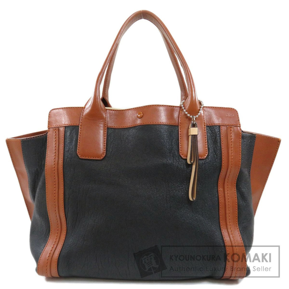 Chloe Logo Tote Bag Calfskin